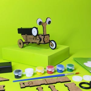 Taktuk Robot DIY Kit: STEM Educational Bug Robot Toy