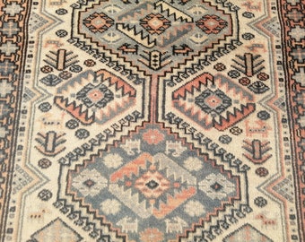 Hand woven Rug Turkish Rug Vintage Small Rug Hand Woven Rug Wool Rug 2.4x4 ft rug anatolian rug- Antique rug