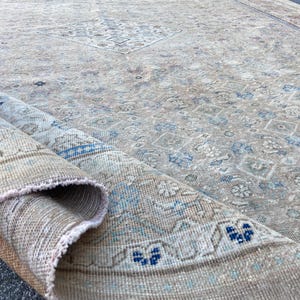 Persian Rug- Persian Large Rug- Vintage Rug- Antique Rug- Persian Area Rug- Turkish Rug- Oriental Rugs- Persian Wool Rug- 9.7x13.4 Ft Rug