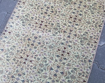 Turkish Rug Antique Runner Rug - Vintage Hallway Rug Persiani Rugs - Hand Made rug Wool rug - Floral Runner Rug Old Rug 2.2x8.2 Ft Rug