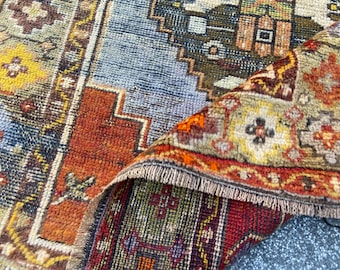 Vintage Runner rug - Turkish Rug Narrow Rug - Antique Rug Persian Hall Way Rug - Boho Rug Tribal Rug Mini Runner Woven Rug 3.2x9.1 Ft rug