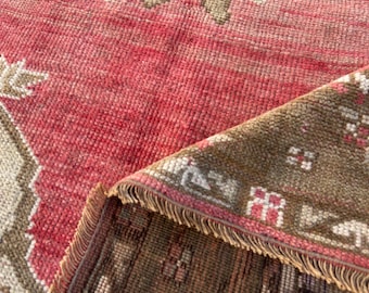 Persian Rug Turkish Rug - Vintage Persian Rug - Antique Rug - Oriental Rug - Large Area Wool Rug - Handwoven Rug - Runner Rug 5.3x10 Ft Rug