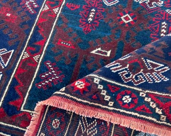 Turkish Rug Large Rug Area Rug Vintage  Rug Geomatric Rug - Turkish Rug Hand Crafted Rug Anatolian Rug Kilim Rug 4.1x6 Ft rug
