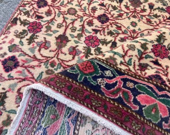 Turkish Rug Vintage Antique Rug - Persiani Rug Runner Rug - Hand Crafted Decoration Rug - Anatolian Rug Wool Rug Ottoman Rug 3.2x6.4 Ft Rug