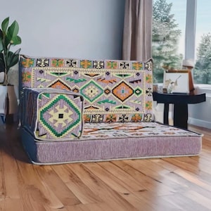 Moroccan Floor Sofa Set: Arabic Majlis Seating, Foam Filled