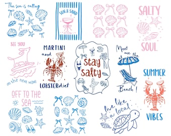 Verano png, Paquete SVG de verano, Verano Svg, Playa Svg, Verano Svg, Vacaciones Svg, Archivos de corte de verano, Cricut, Png, Svg