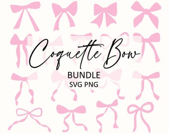 Retro Ribbon Svg Bundle, Coquette Bow Svg, Ribbon Svg, Bow Svg , Hair Bow Svg, Bow Tie Svg, Hand Draw Bow Clipart, Bow Png Cut File Cricut