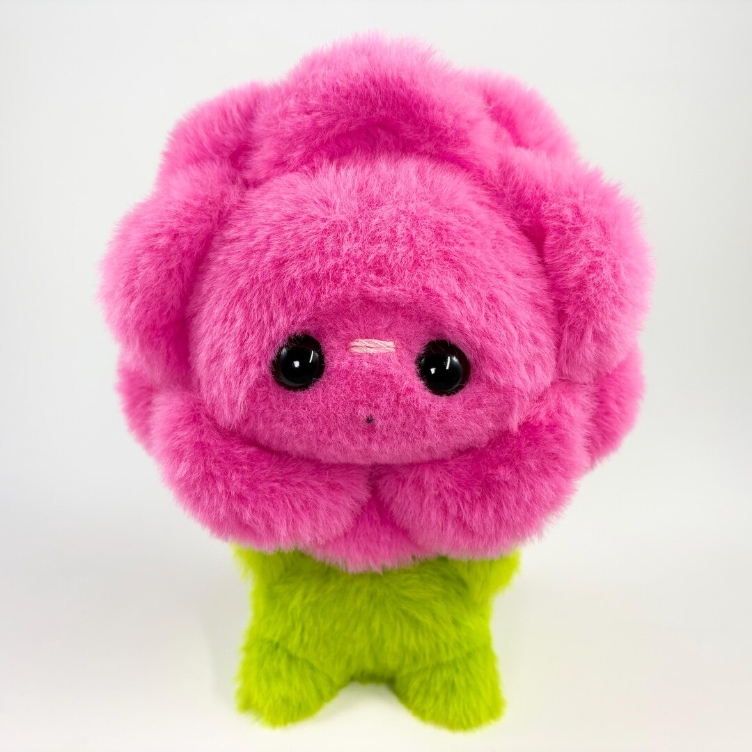 Castor Rosa Cute Pink Rose | Plush Toy, Stuffed Animal, Unique, Handmade, Gift ...