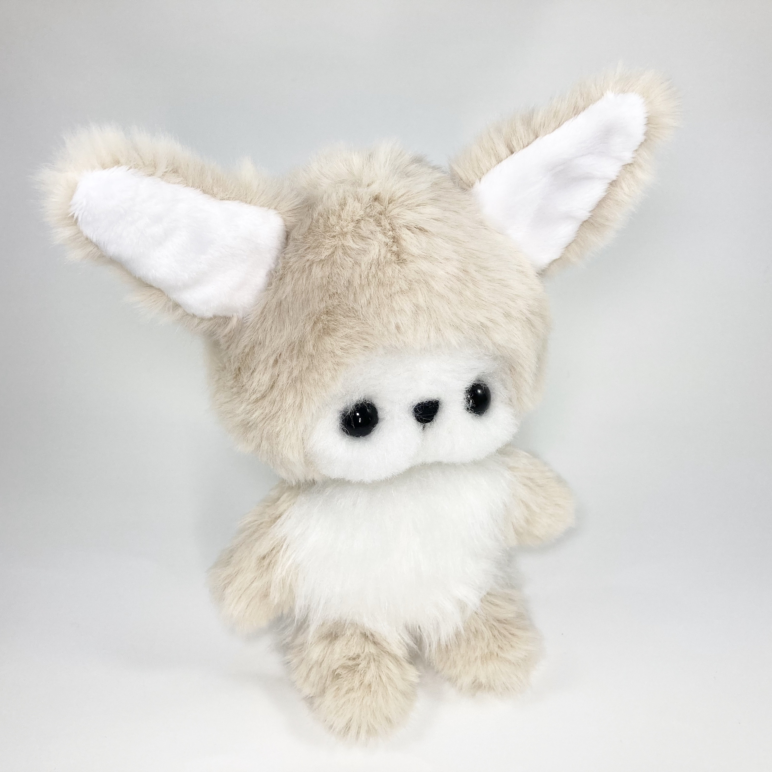 Crochet fox toy, Fennec fox plush, Realistic animal toy