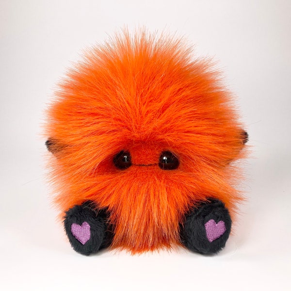 Kawaii Devil (Orange) | Mikku, Stuffed Animal, Plush Toy, Unique, Handmade, Gift