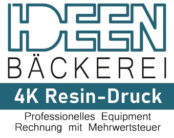 3D Resin-Druck (4K Kunstharz) // Wir "backen" deine Ideen professionell und mit viel <3