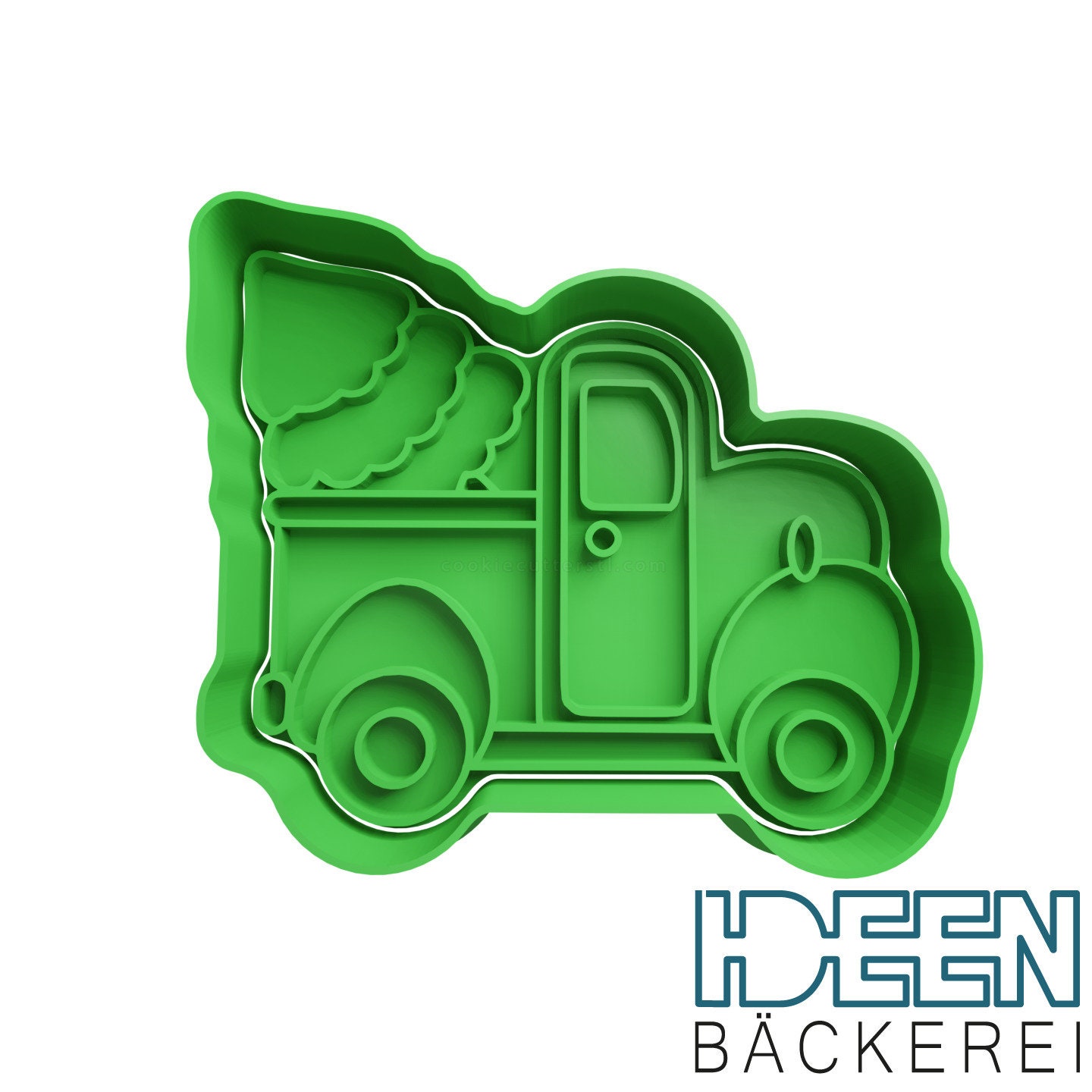 Cookie cutter Christmas truck 8 cm wide cookie cutter, various colors possible cookie cutter for cookies dough play dough