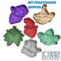 Set of 6 Santa Claus & Co. KG cookie cutters for Christmas, 12 pieces - Free shipping