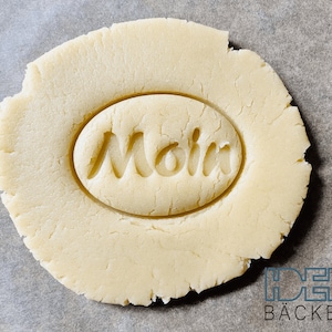 Cookie cutter Moin 7.5 cm, various colors possible Cookie cutter for cookies biscuits dough