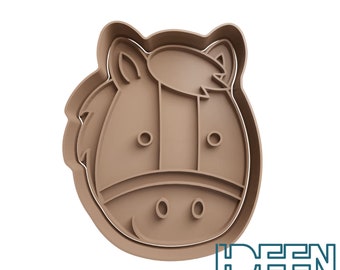 Cookie cutter horse 7.6 cm high cookie cutter, different colors possible. Cookie cutter for cookies, biscuits, dough, dough