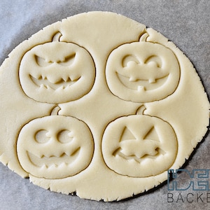 Cookie cutter 16in1 HALLOWEEN stamp set pumpkin 9 cm cookie cutter, various colors possible cutter for cookies biscuits dough play dough