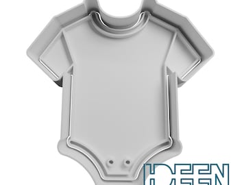 Cookie cutter baby romper 8 cm high cookie cutter, different colors possible. Cookie cutter for cookies, biscuits, dough, dough