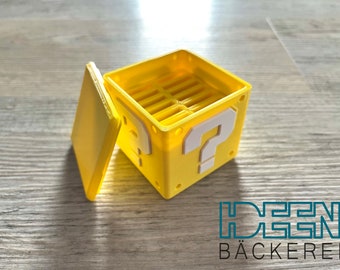 Spielebox für Switch für 14 Spiele, verschiedene Farben möglich, Fragezeichen Question Block Aufbewahrungsbox