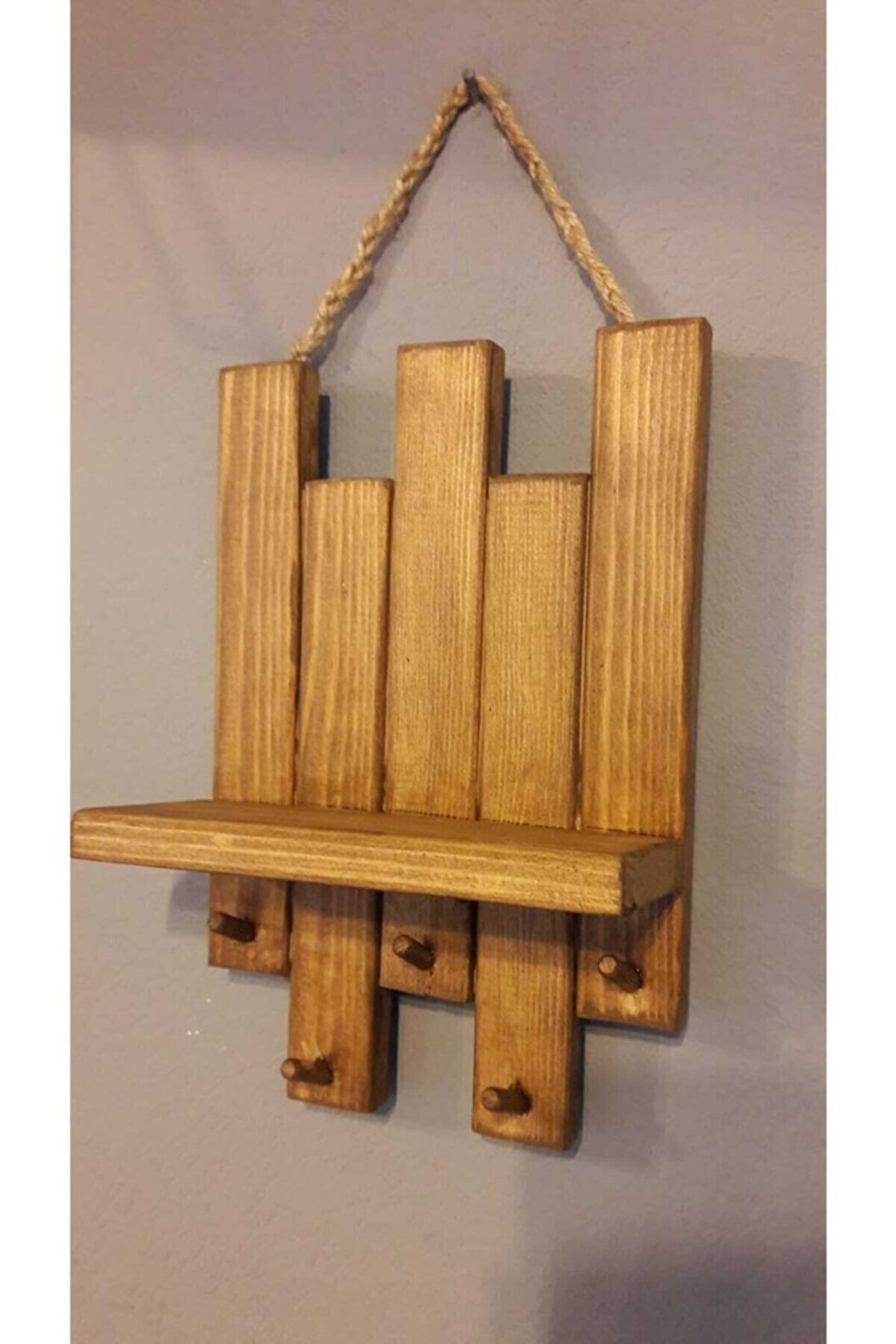 Wooden Key Hanger Wall Key Hanger Wall Keychain Wall Etsy