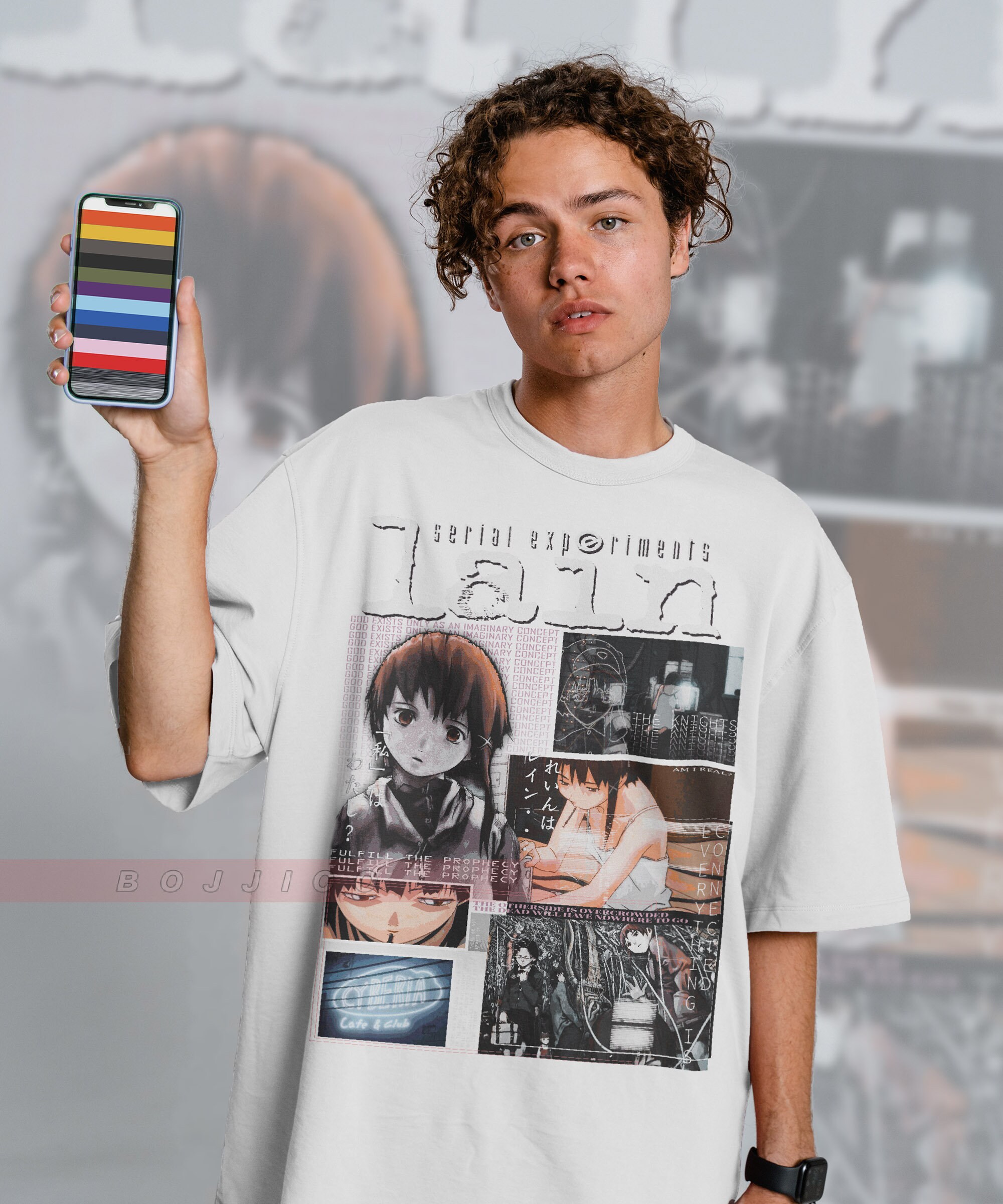 Fig Days Collective — SERIAL Experiments LAIN Shirt // BojjiCo