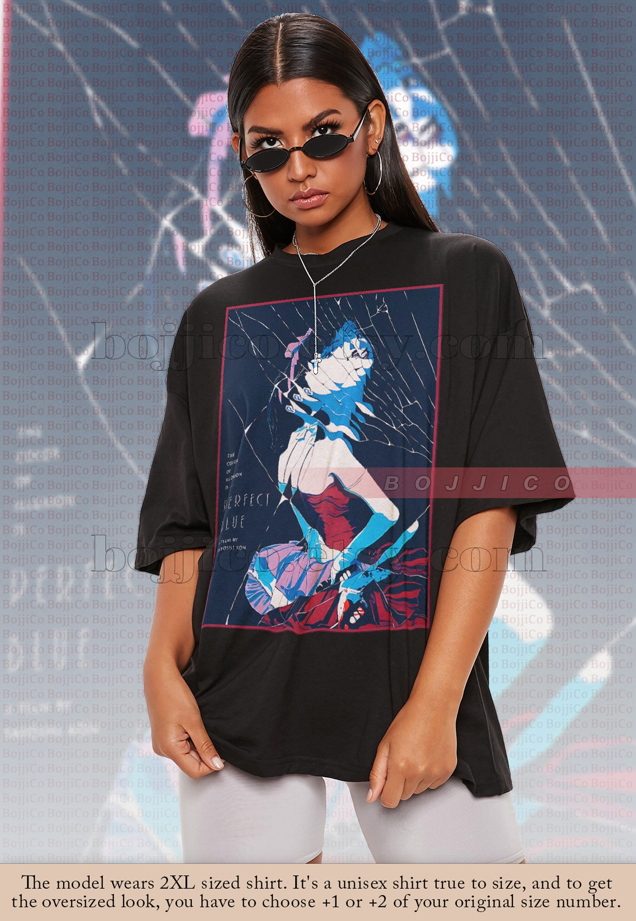 PERFECT BLUE Mima Kirigoe Shirt Perfect Blue Homage Tshirt 