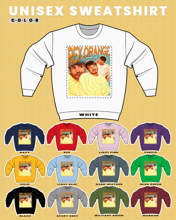 Rex orange hotsell county sweatshirt yellow