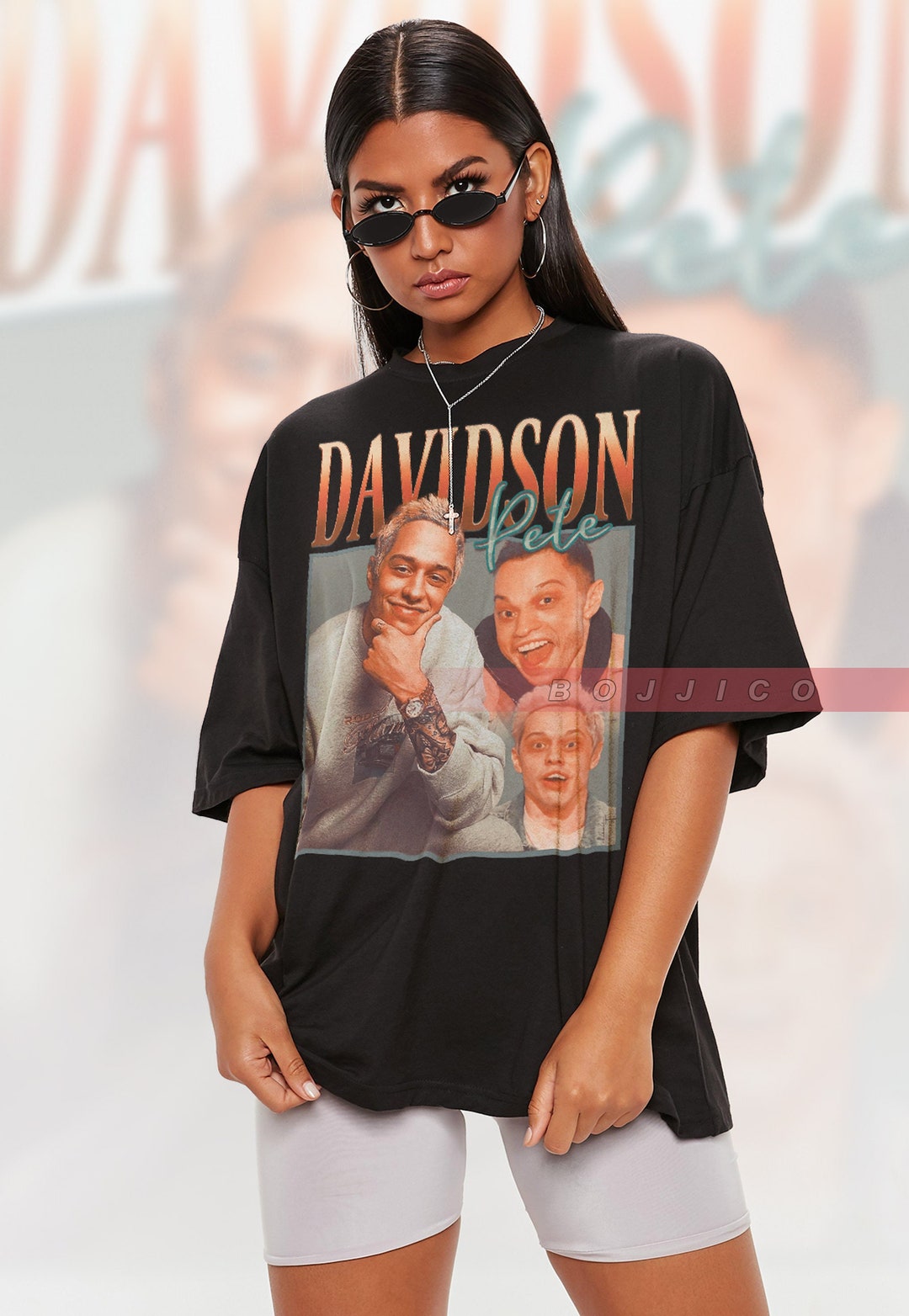 DAVIDSON PETE Shirt, Retro Pete Davidson Tshirt Pete Davidsn Shirt ...