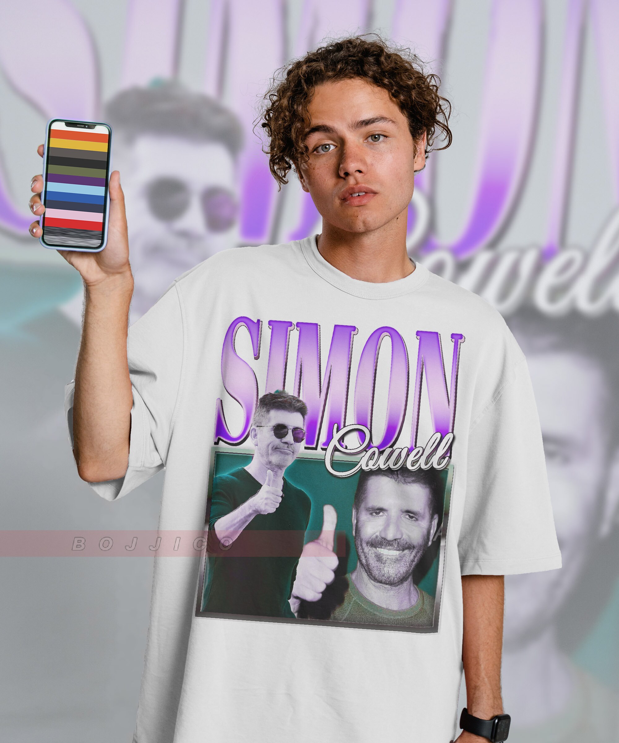 Simon cowell t store shirt cost