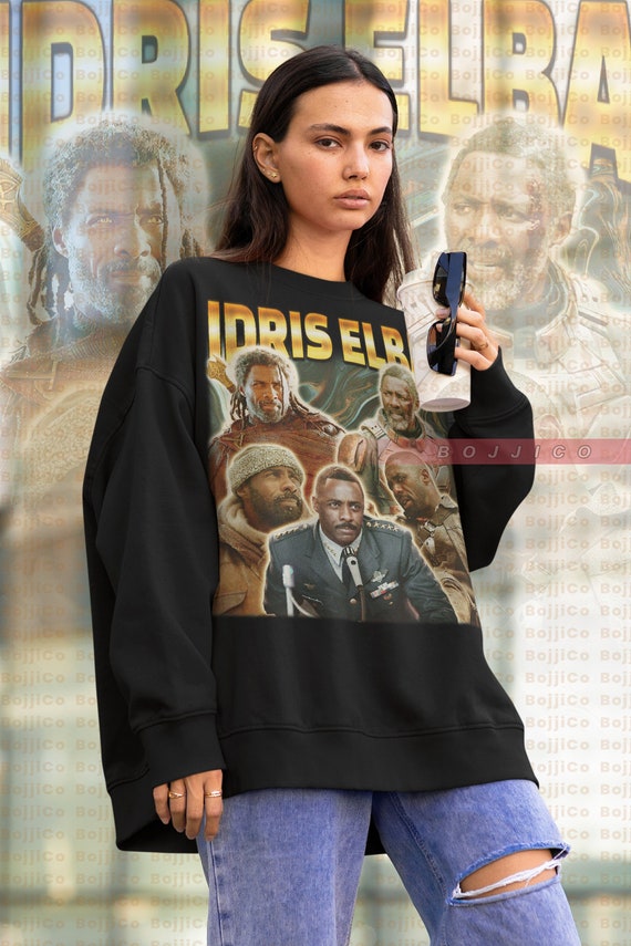 IDRIS ELBA Sweatshirt Elba OBE Homage Sweater Idris Elba Fan
