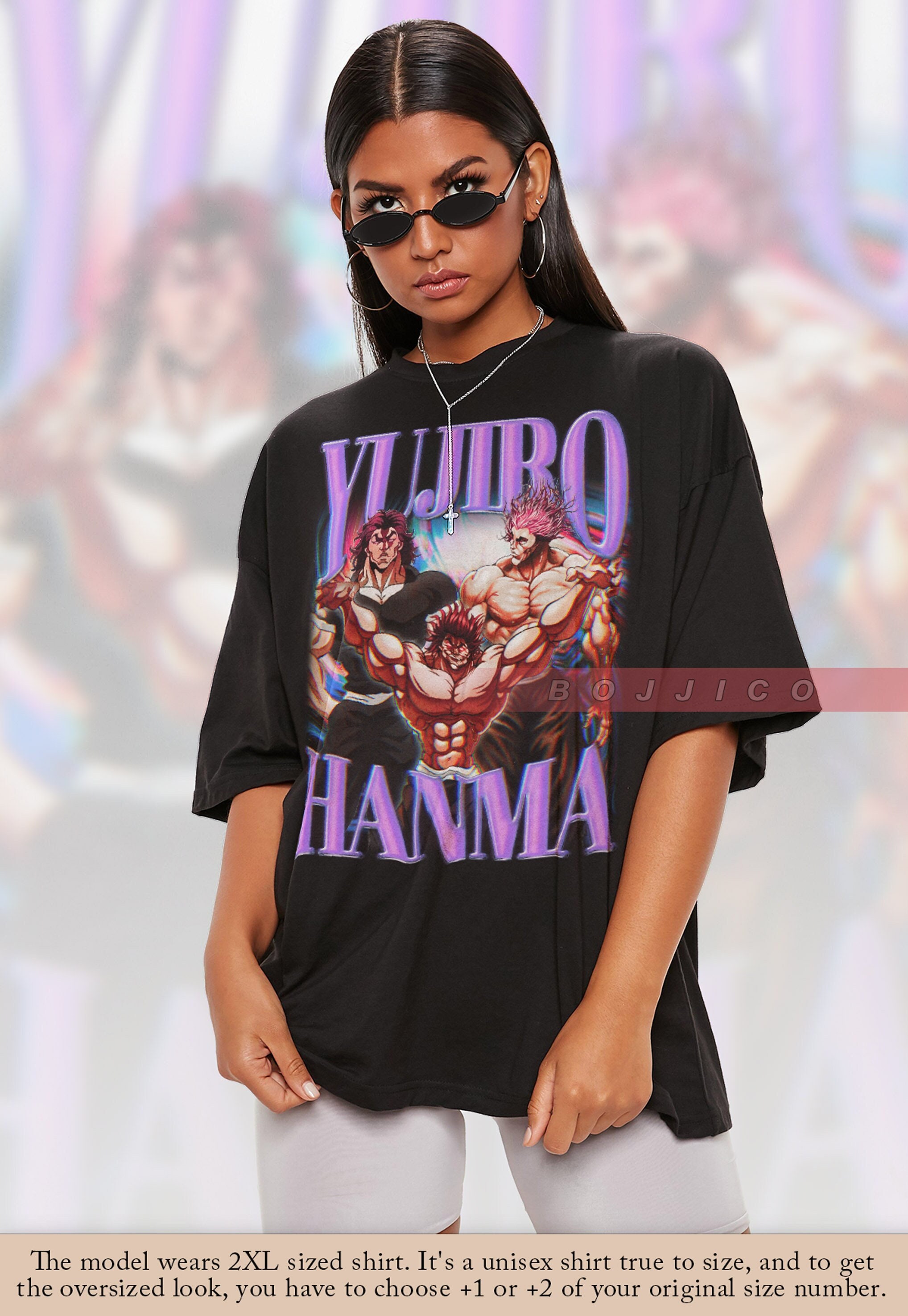 Discover YUJIRO HANMA Shirt,Baki Hanma Series Anime T-Shirt