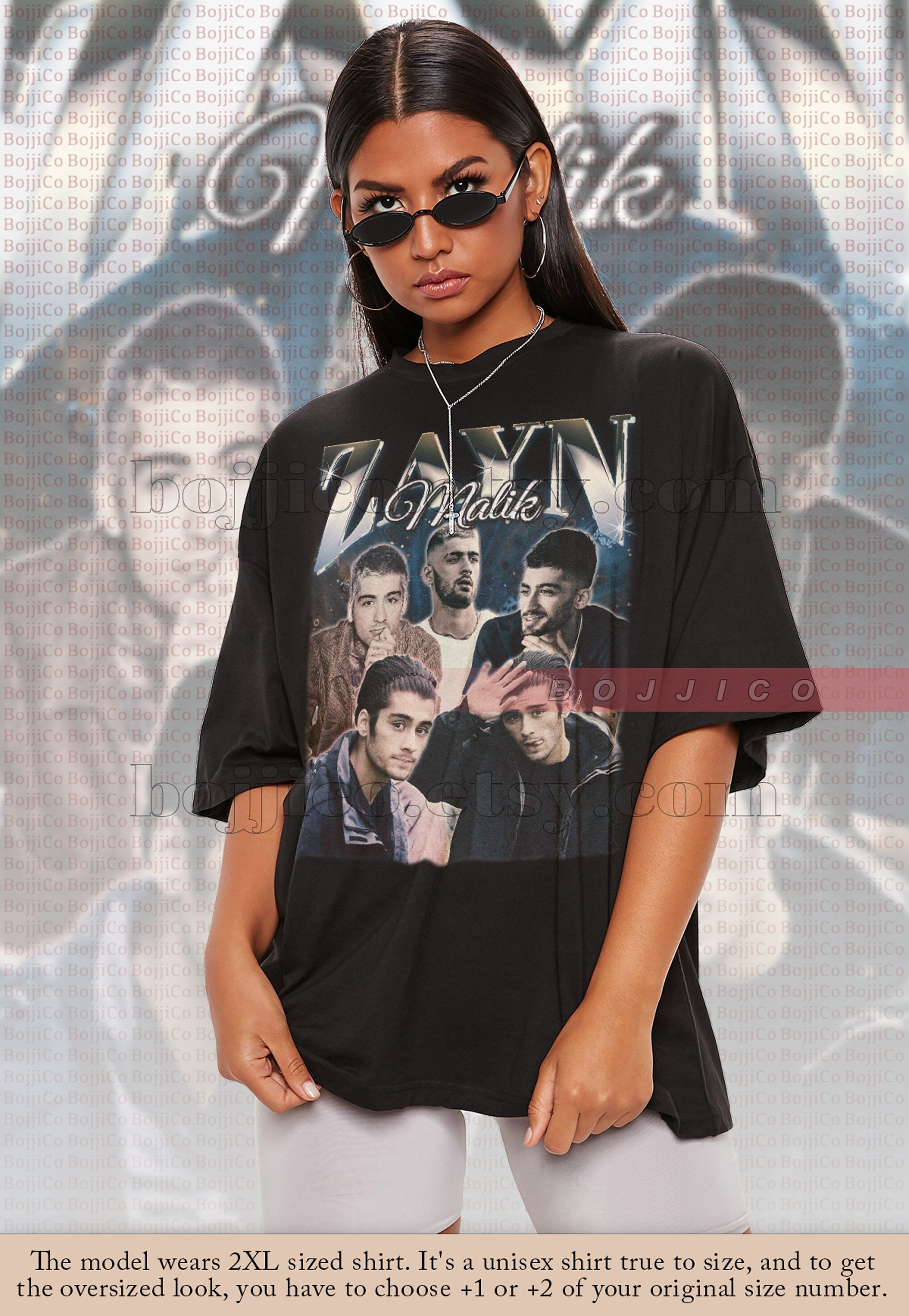 Zayn Malik Boyband Tee, Vintage 90s Homage Shirt for Fans - Bluefink