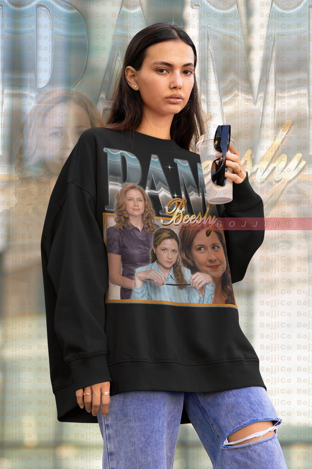 RETRO PAM BEESLY Shirt,the Office Tv Series Sweatshirt, Pam Beesly ...