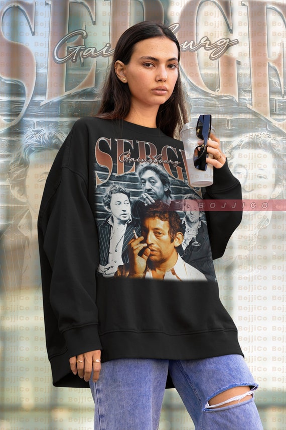 Serge Gainsbourg Vintage Sweatshirt Serge Gainsbourg Homage Serge