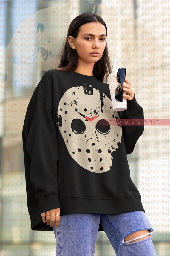 Find Outfit Jason Voorhees Mask Lv Monogram Sweatshirt for Today 