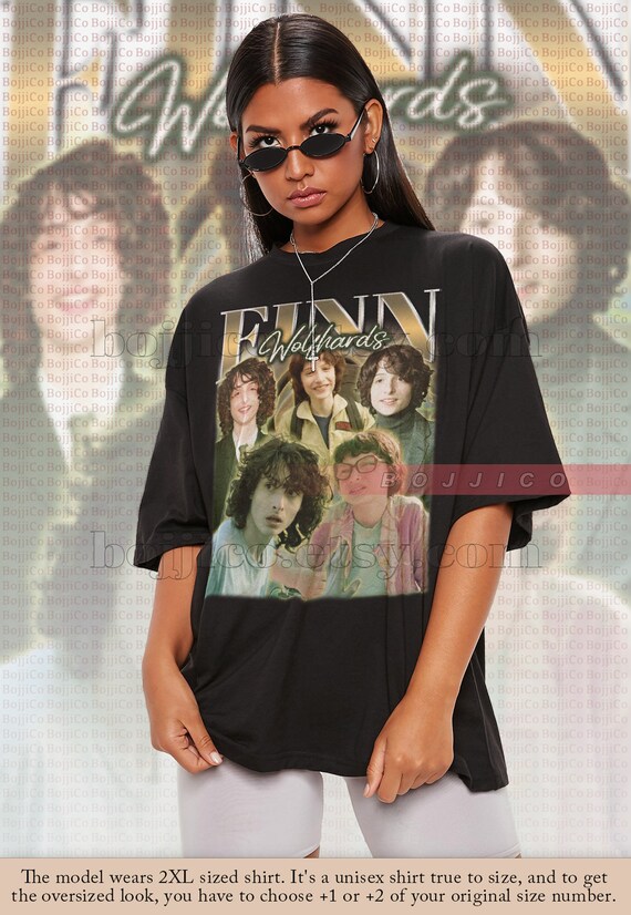 T shirt finn wolfhard sale