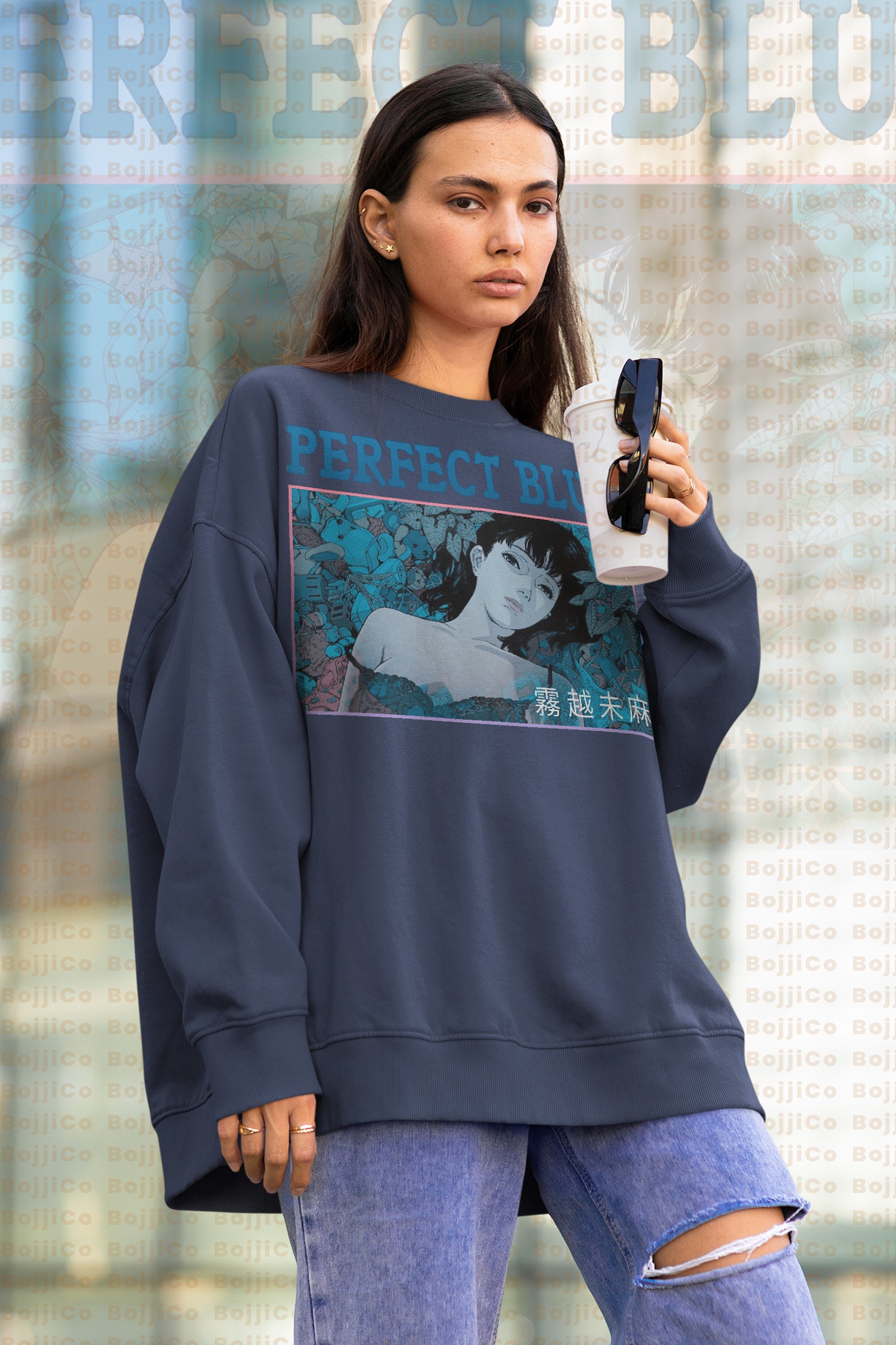 Perfect blue online hoodie