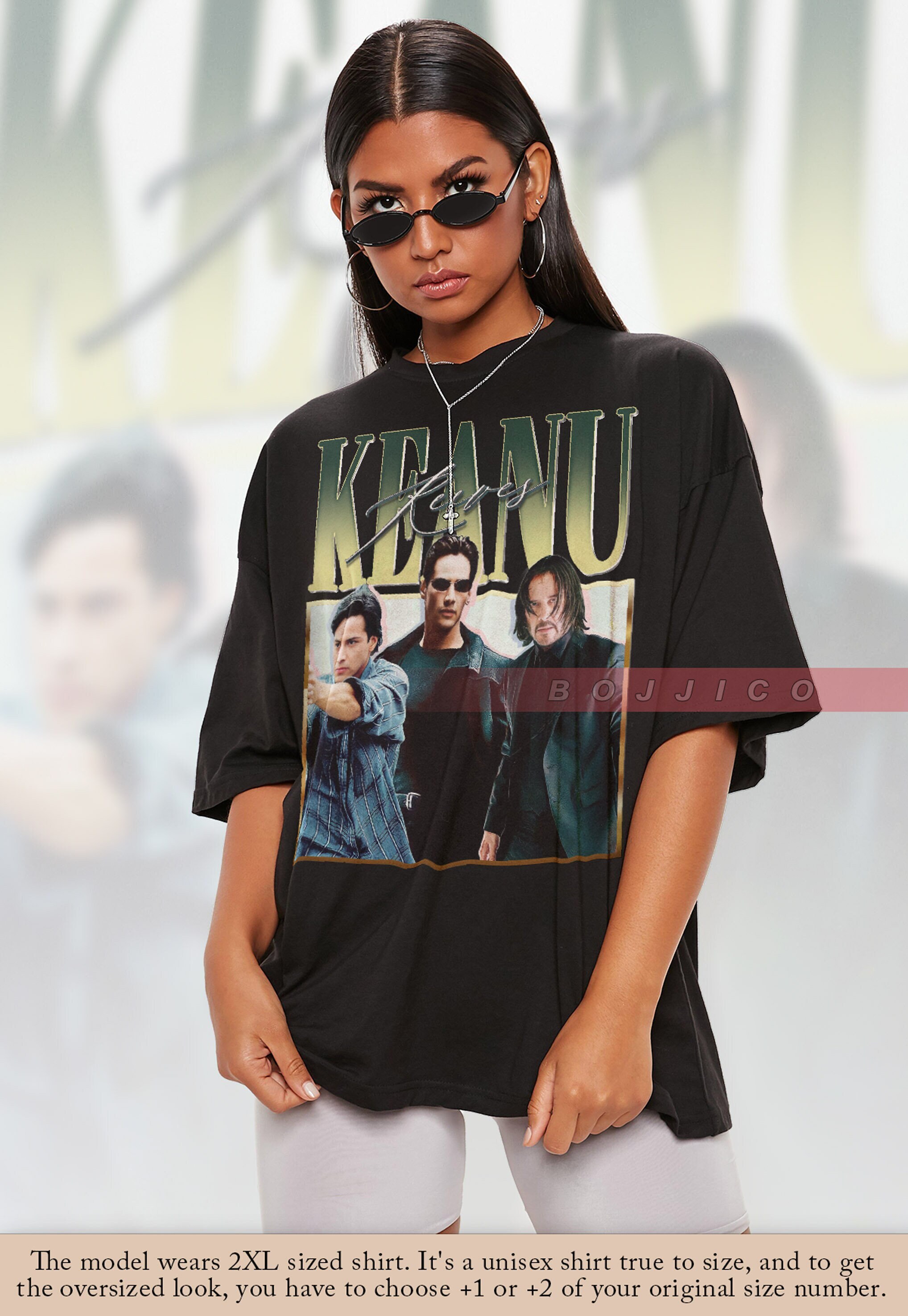 Discover Vintage Keanu Reeves Cyberpunk Retro 90er Jahre Film T-Shirt