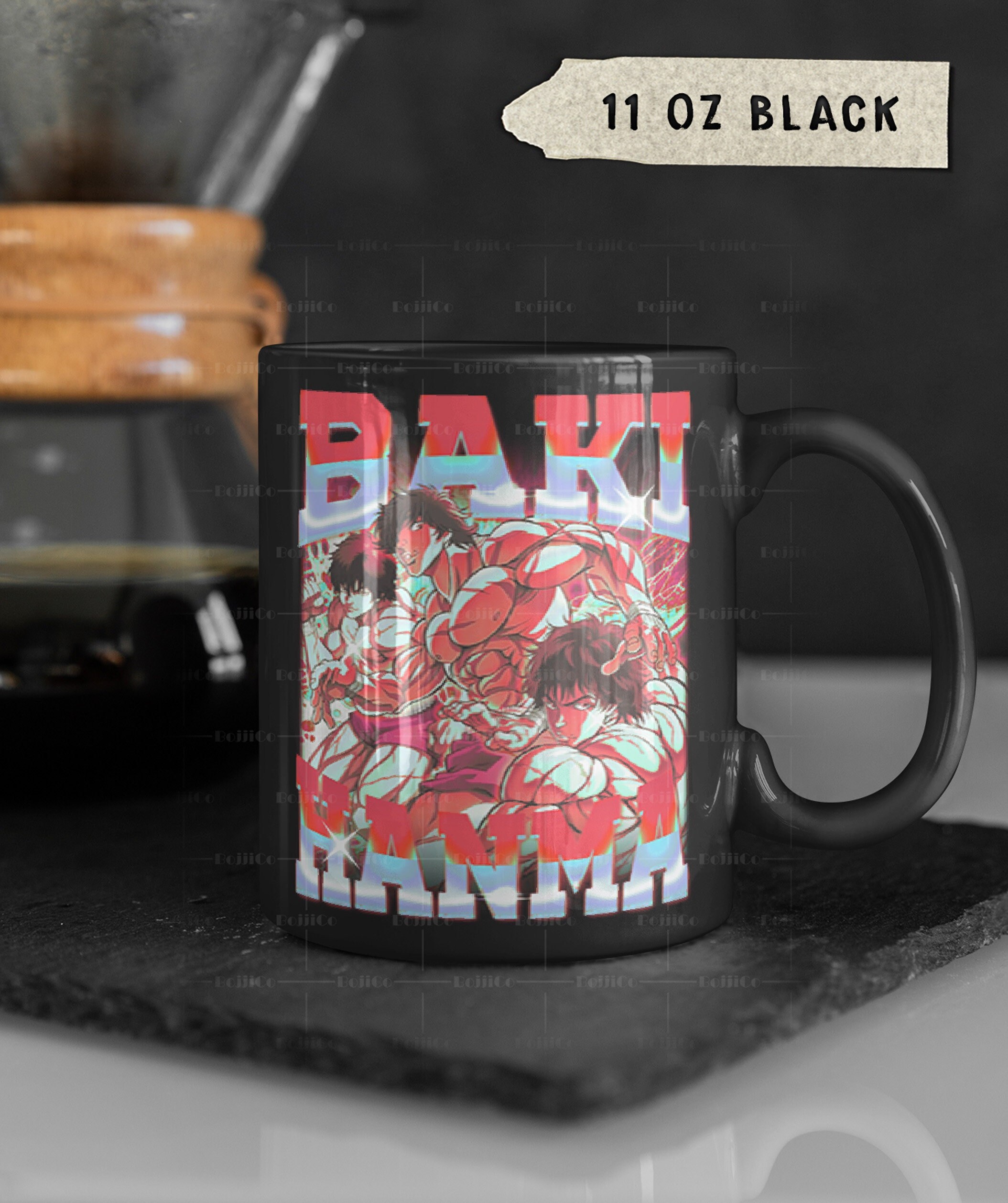 Caneca Baki - O Campeão - The Grappler - Baki Hanma - Cerâmica