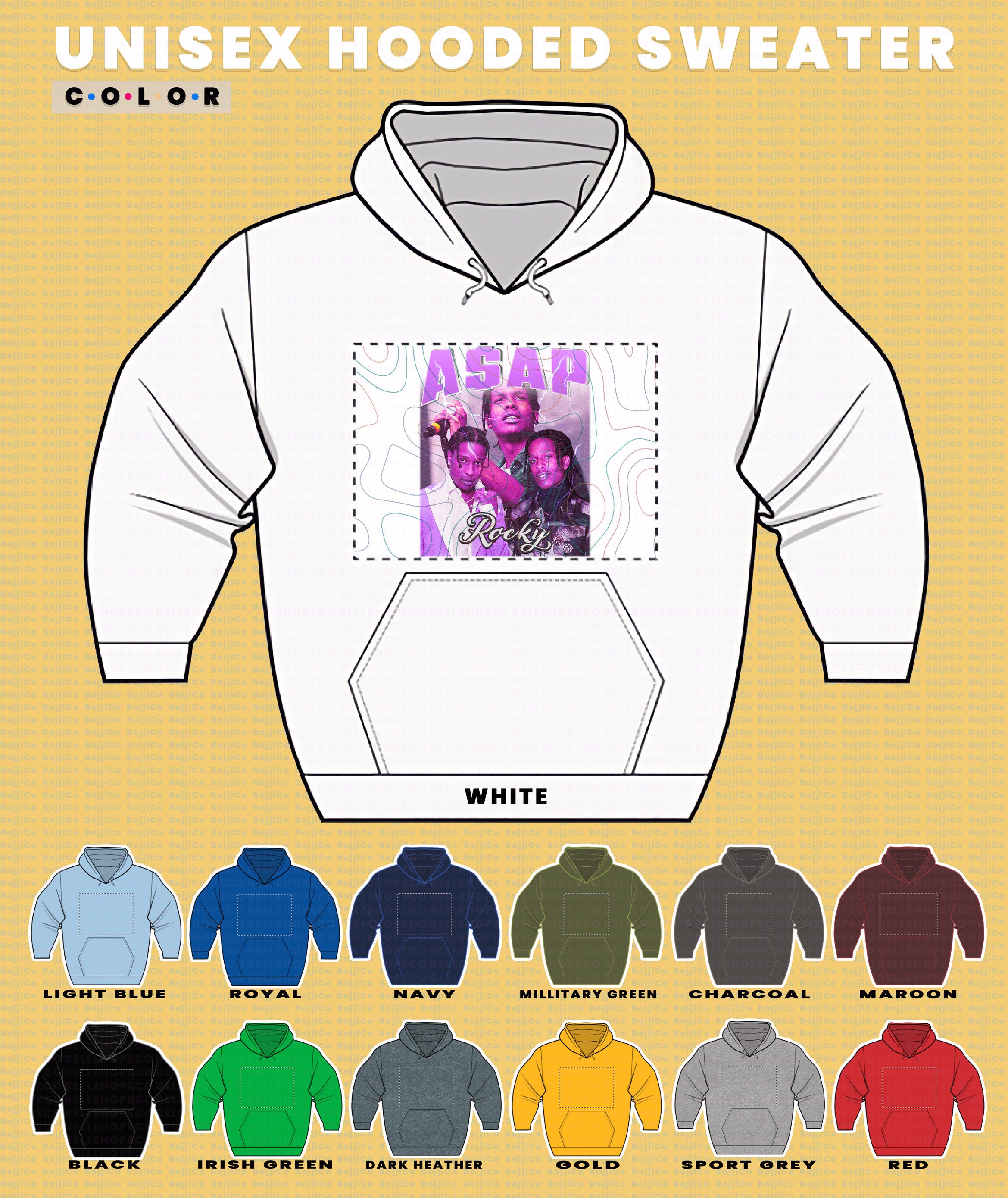 ASAP ROCKY Sweatshirt Asap Rocky Tribute Rap Sweater Asap 