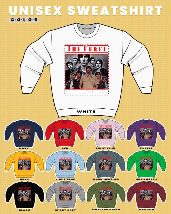 RETRO THE VERVE Vintage Sweatshirt the Verve Homage Sweater - Etsy