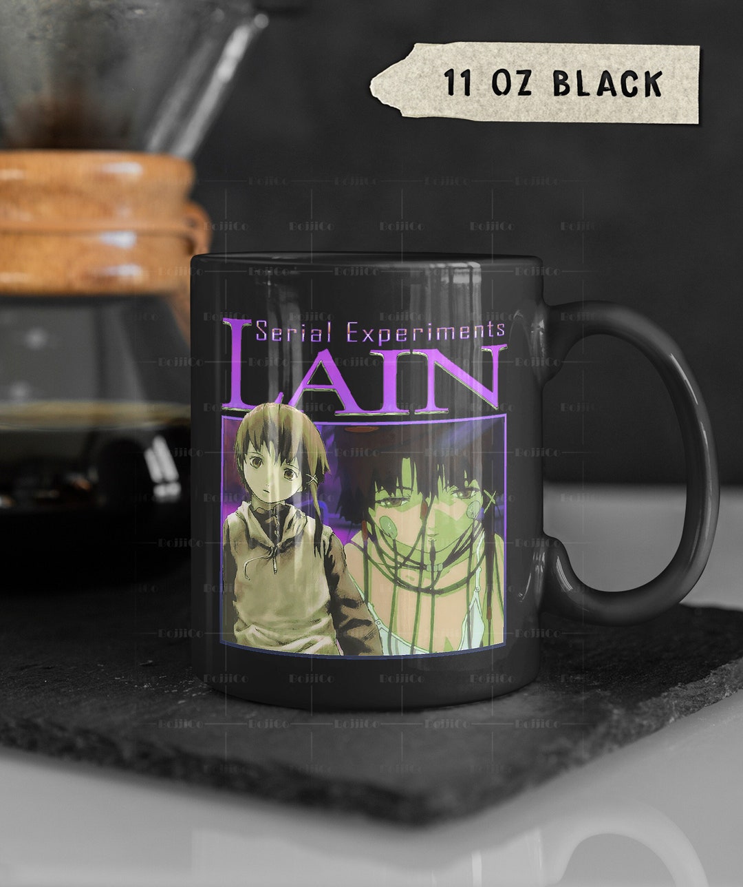 SERIAL EXPERIMENTS LAIN Mug, Classic Lain Iwakura Mug, Anime 90s, Lain ...