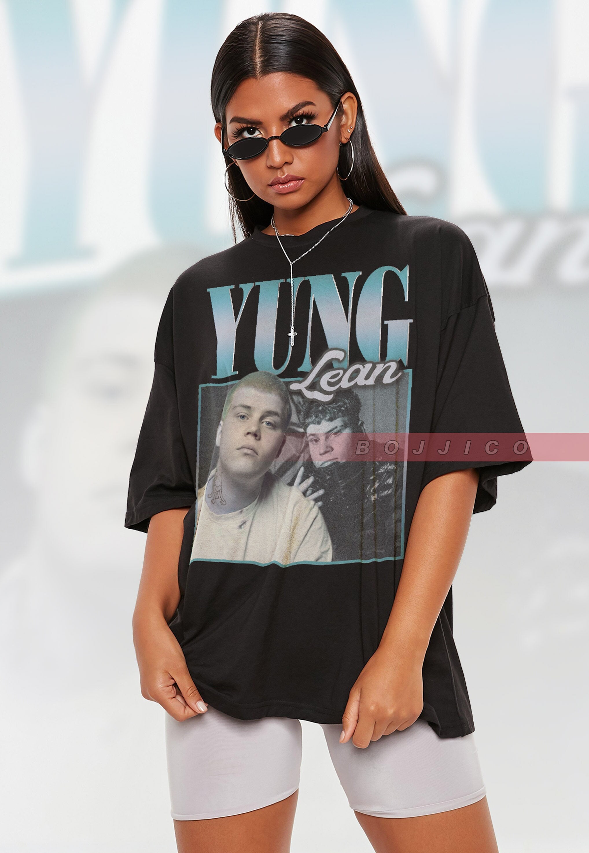 Yung Lean Swedish Rapper Shirt Jonatan Aron Leandoer H stad