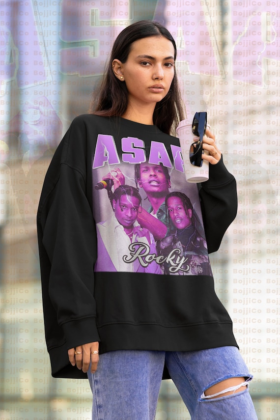 ASAP ROCKY Sweatshirt Asap Rocky Tribute Rap Sweater Asap 