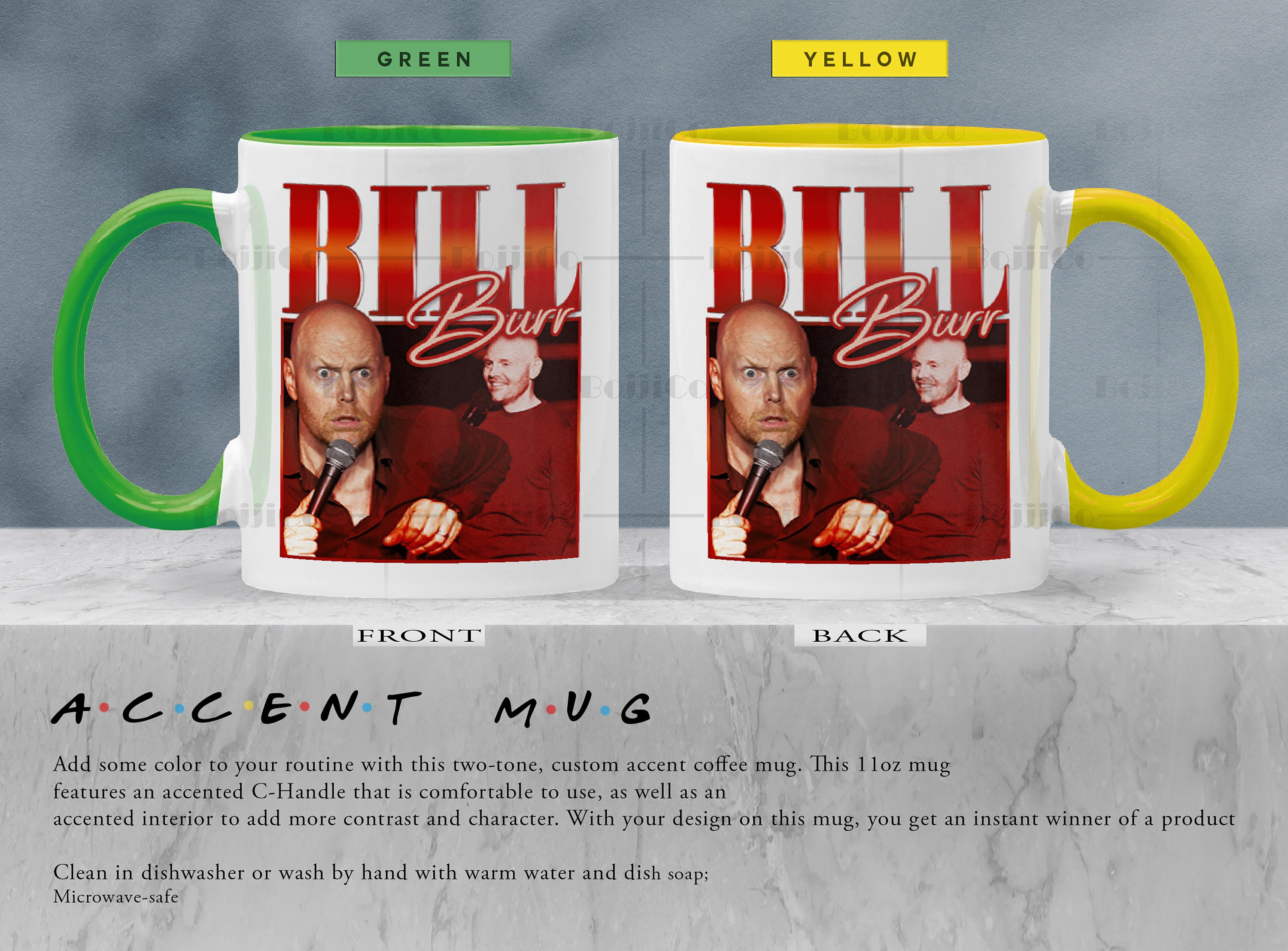 Burr! Keep warm coffee mug!