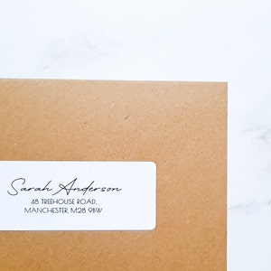 Custom Guest Address labels, Easy Envelope Addressing, Invitation Address Label, Personalised Wedding Guest Address labels, Label Template