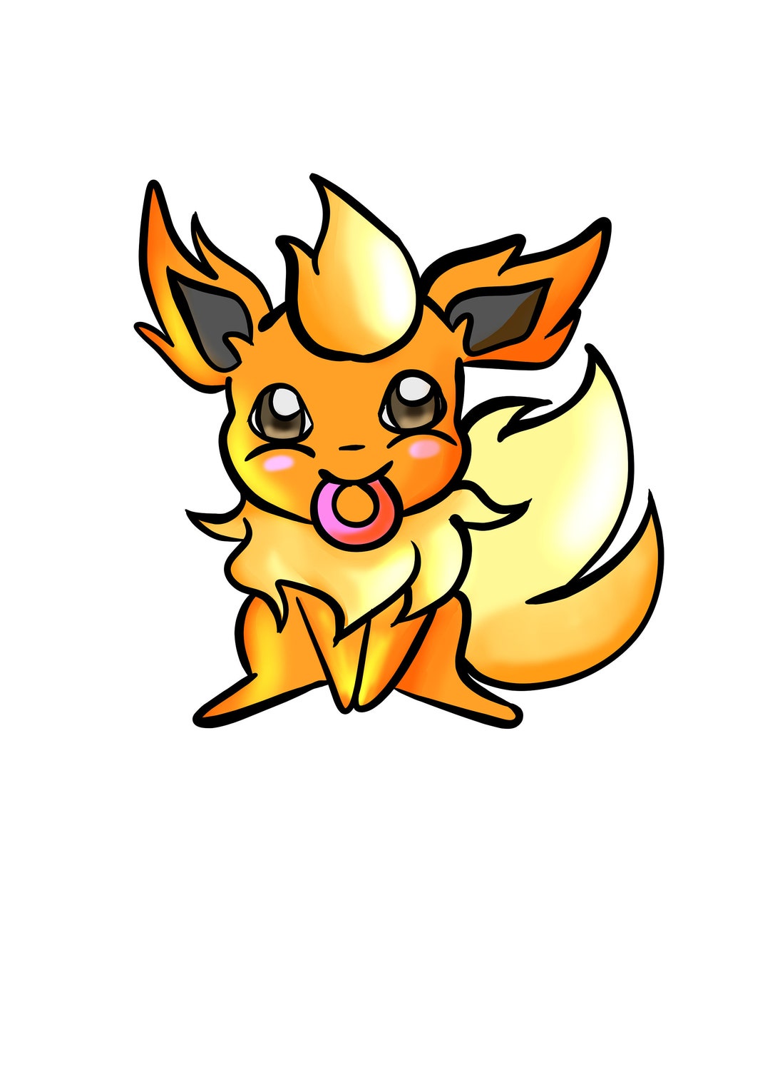 Flareon Sticker - Etsy