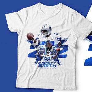 Diseño de camiseta de Emmitt Smith de los Dallas Cowboys (descarga digital)