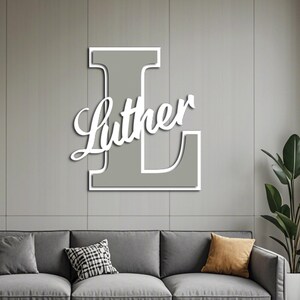 Letra de madera para nombre, letra decorativa, letra personalizada, letra de calidad, letrero con nombre para guardería, letrero con nombre personalizado
