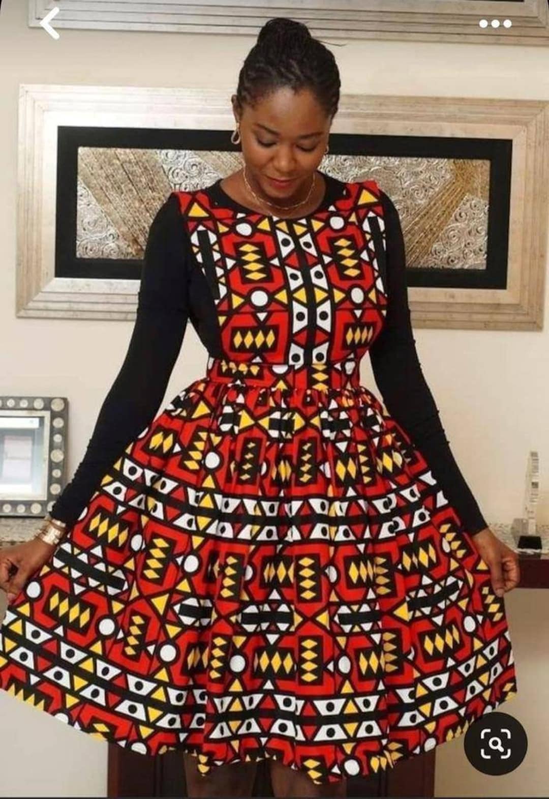 Pinafore ankara styles cheap