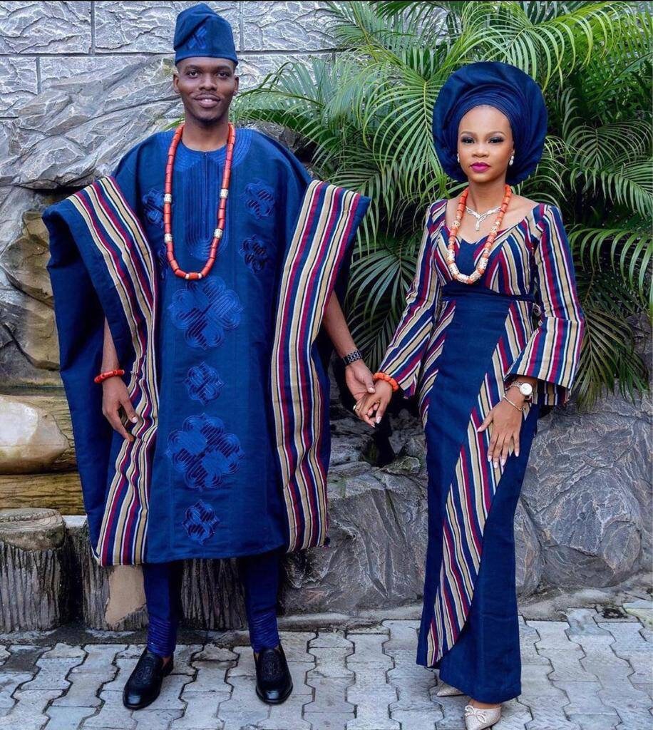 His and hers top traditional wedding outfits